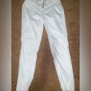 White Justice High Rise Jeggings